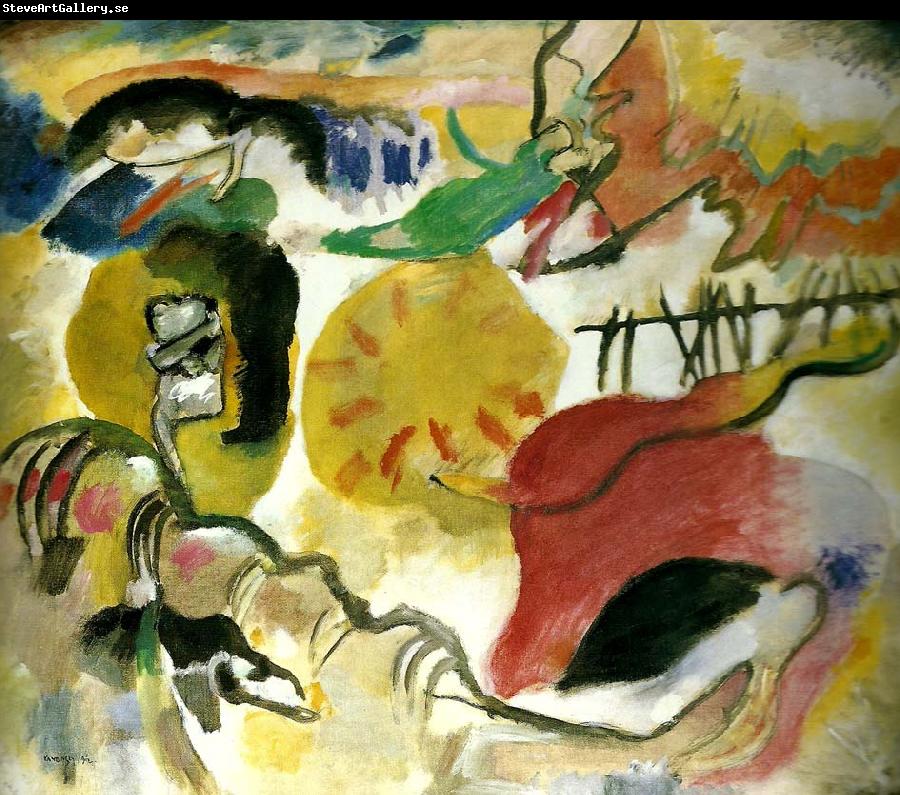 Wassily Kandinsky improviseation 27,garden of lov